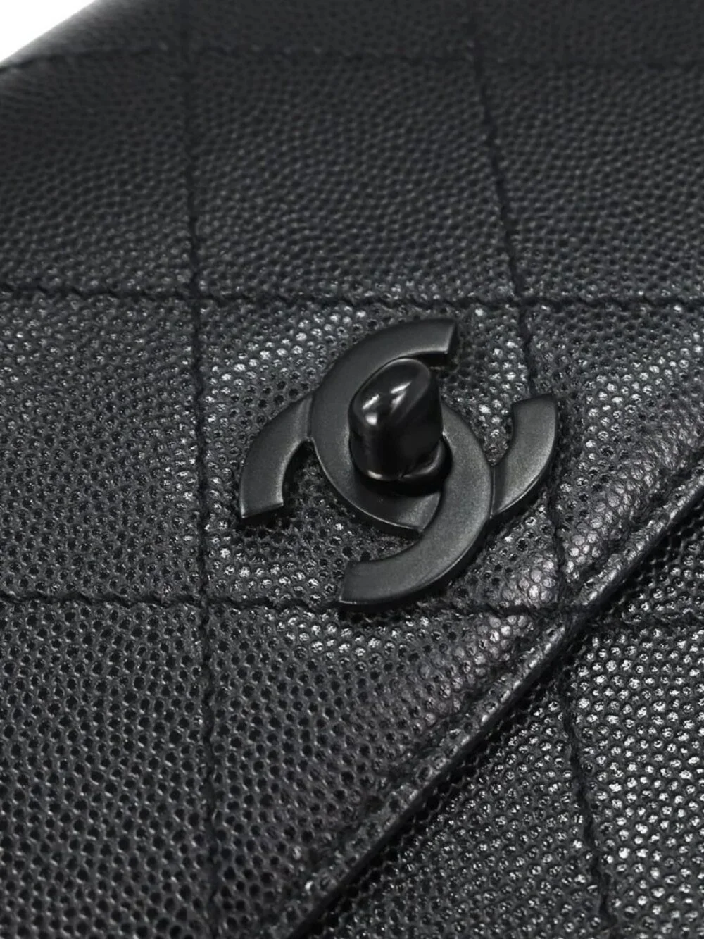 Chanel Black Calfskin Shoulder Bag 197861
